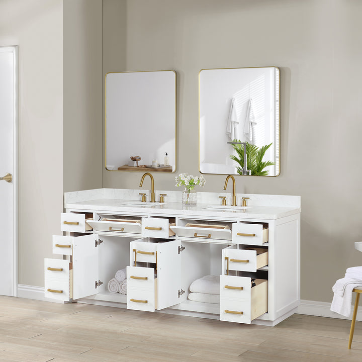 Gavino 84" Double Bathroom Vanity