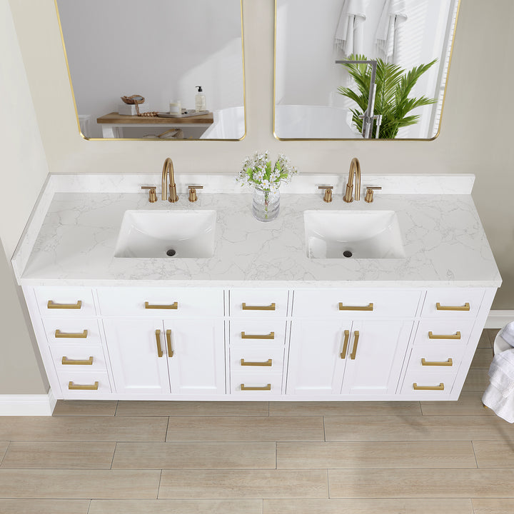 Gavino 84" Double Bathroom Vanity