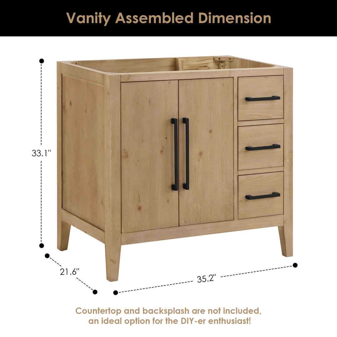 Laurel 36" Single Bathroom Cabinet Vanity