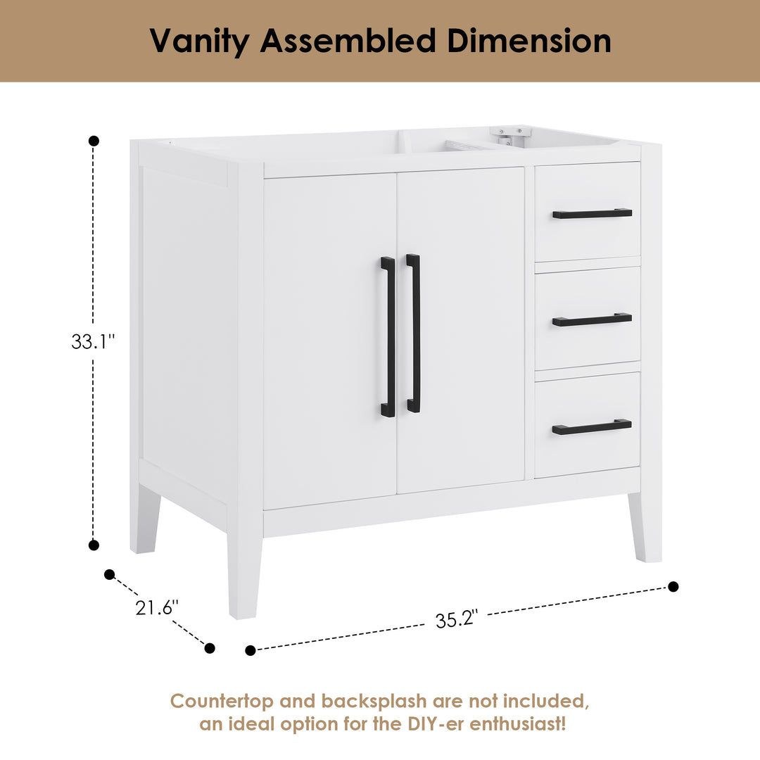Laurel 36" Single Bathroom Cabinet Vanity