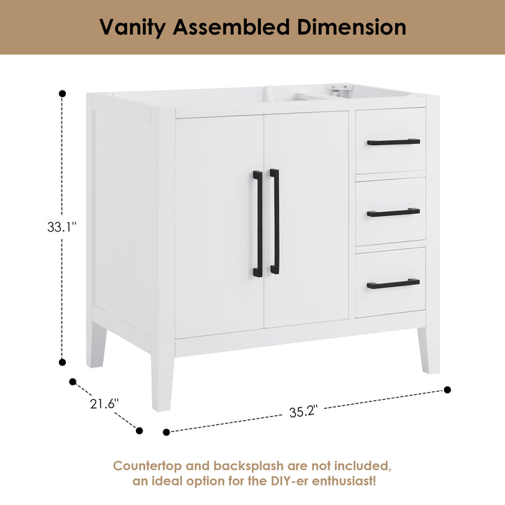 Laurel 36" Single Bathroom Cabinet Vanity