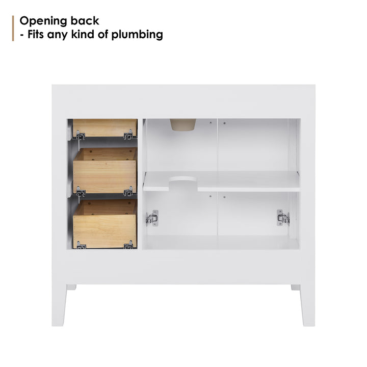 Laurel 36" Single Bathroom Cabinet Vanity