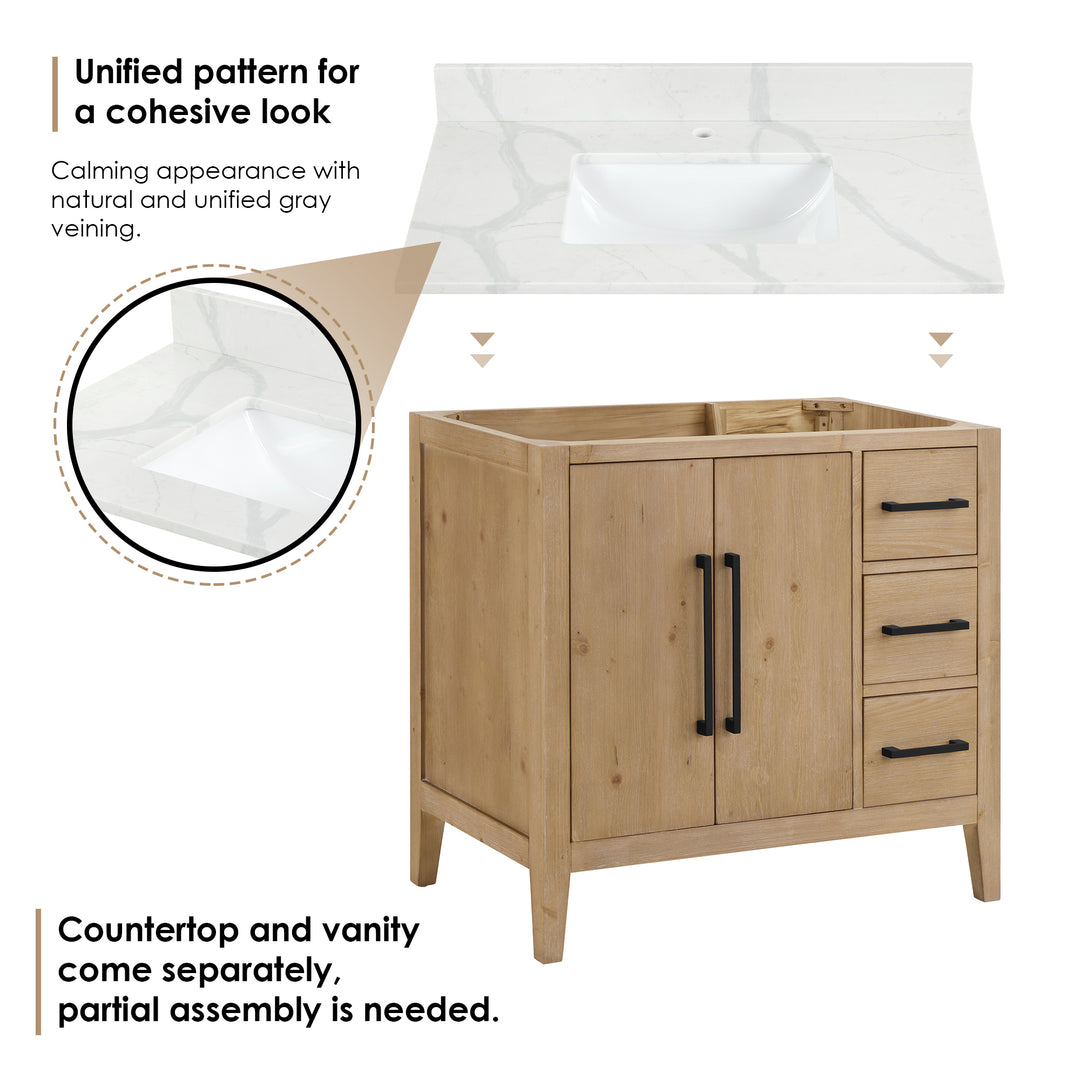 Laurel 36" Single Bathroom Vanity