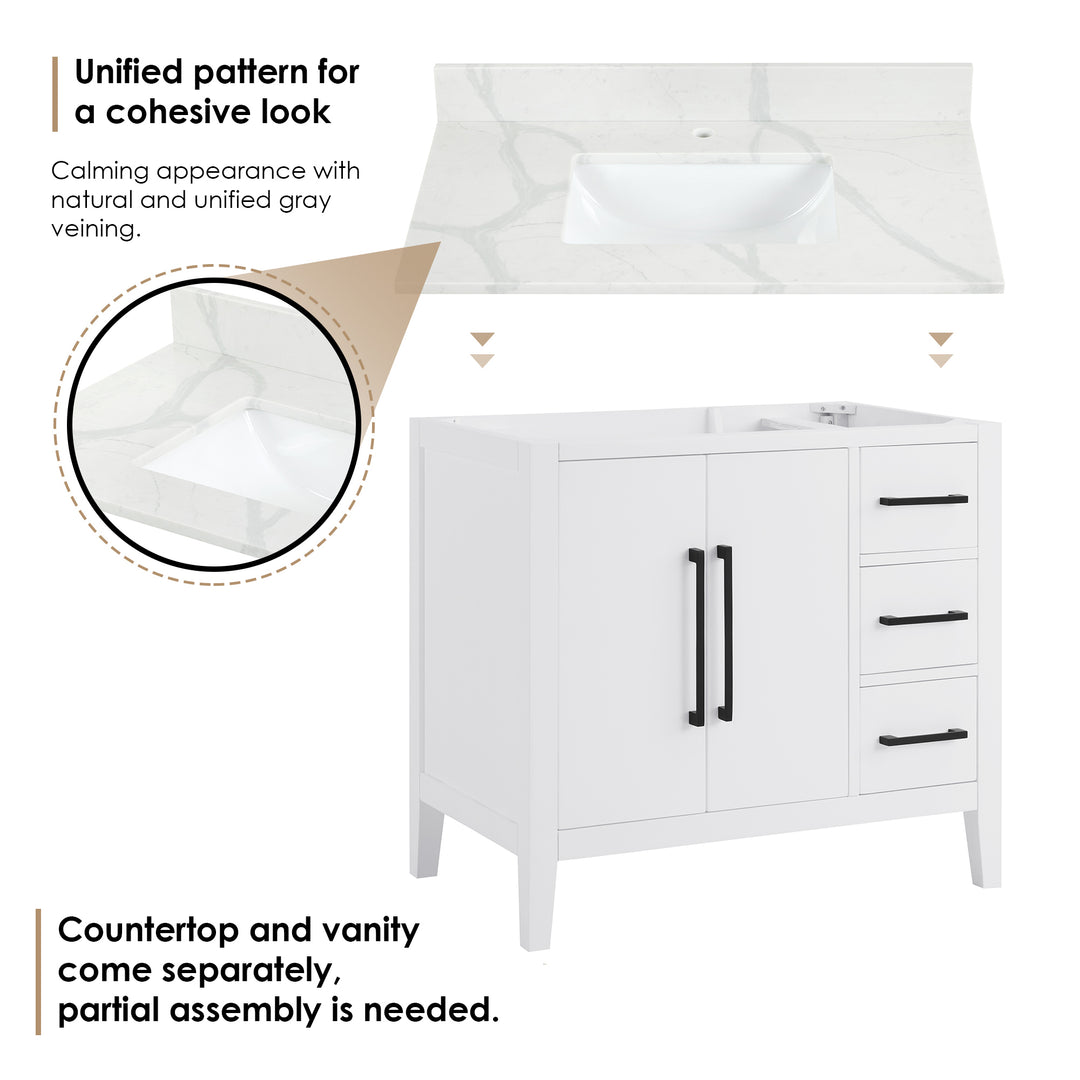 Laurel 36" Single Bathroom Vanity