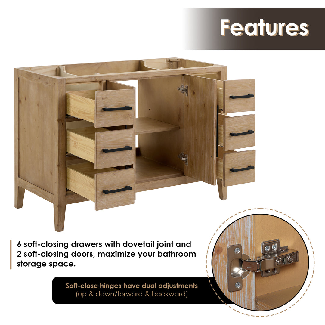 Laurel 48" Single Bathroom Cabinet Vanity