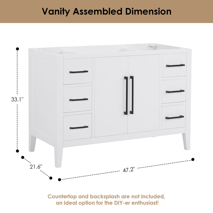 Laurel 48" Single Bathroom Cabinet Vanity