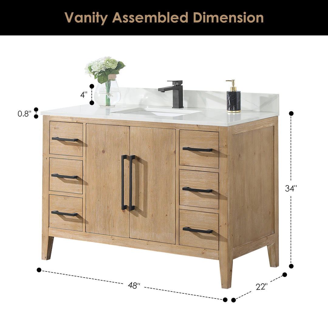 Laurel 48" Single Bathroom Vanity