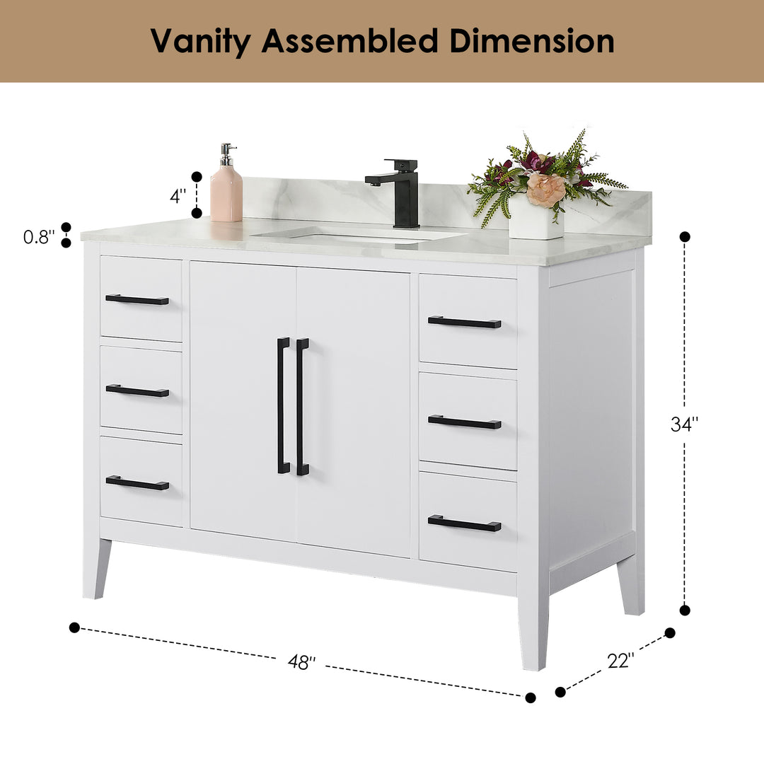 Laurel 48" Single Bathroom Vanity