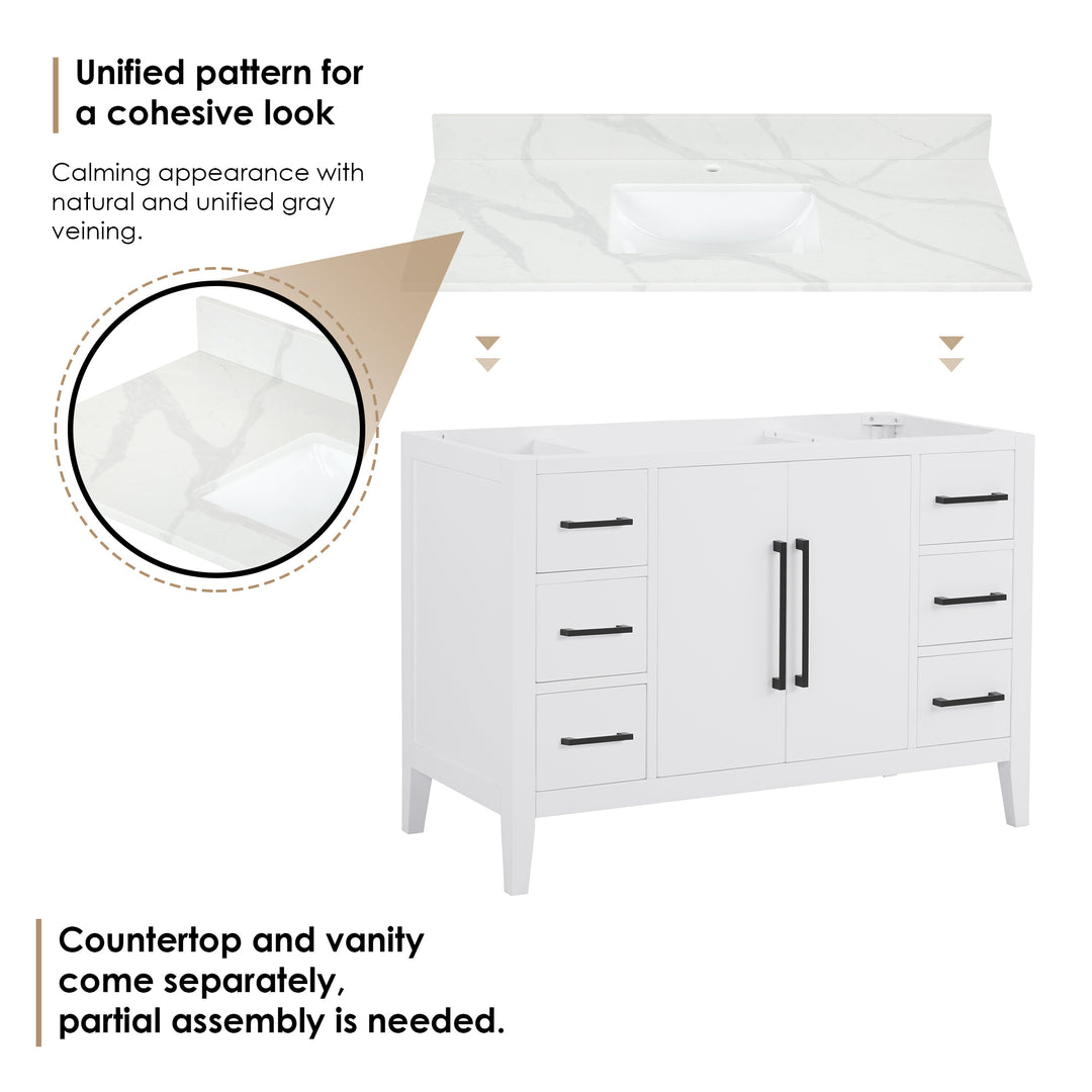 Laurel 48" Single Bathroom Vanity