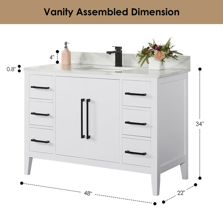 Laurel 48" Single Bathroom Vanity