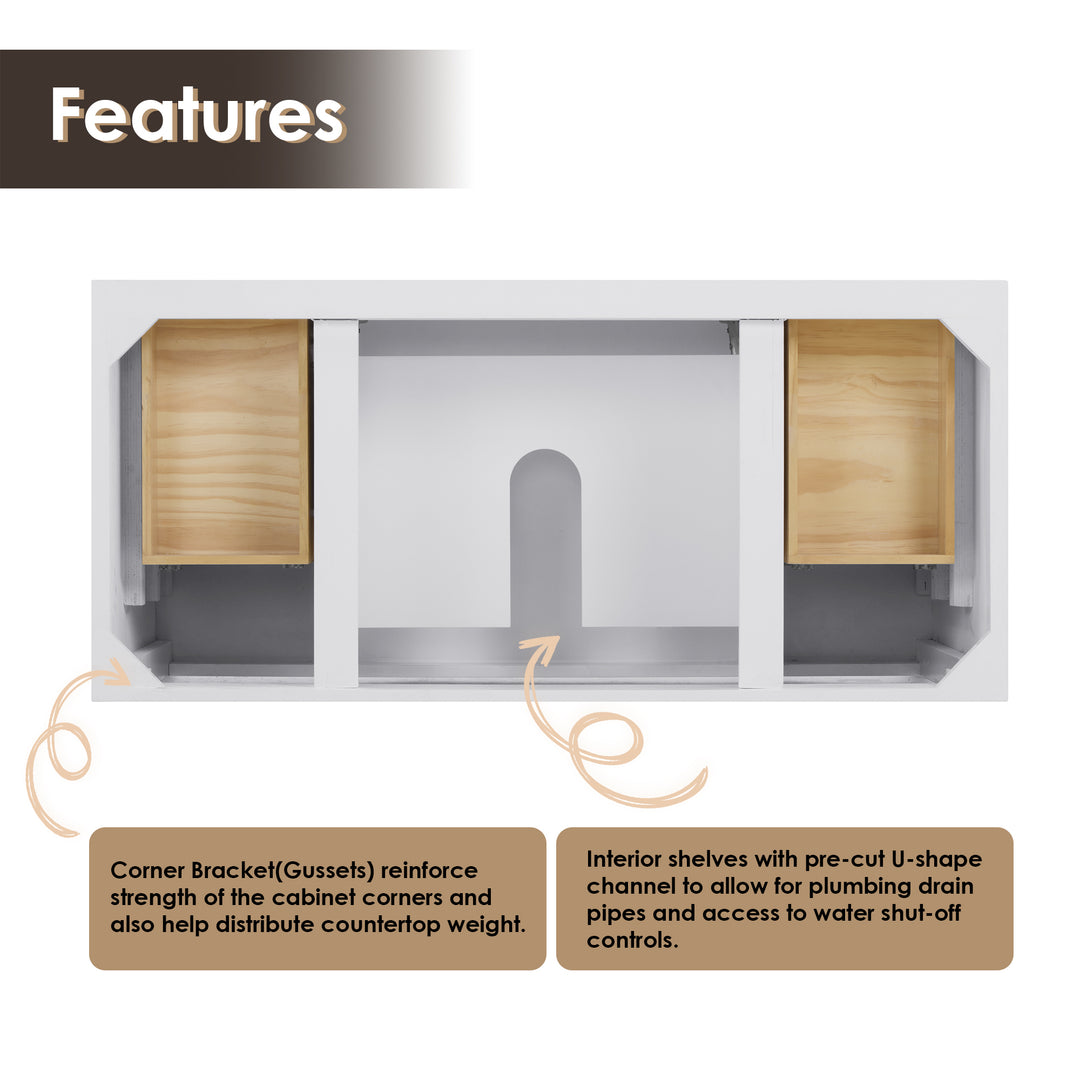 Laurel 48" Single Bathroom Vanity