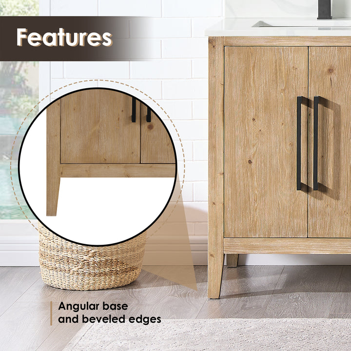 Laurel 60" Double Bathroom Cabinet Vanity