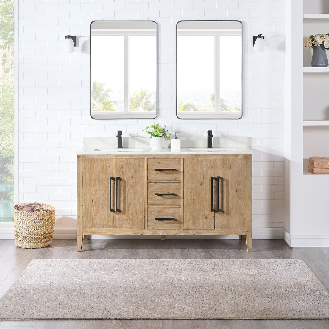 Laurel 60" Double Bathroom Vanity
