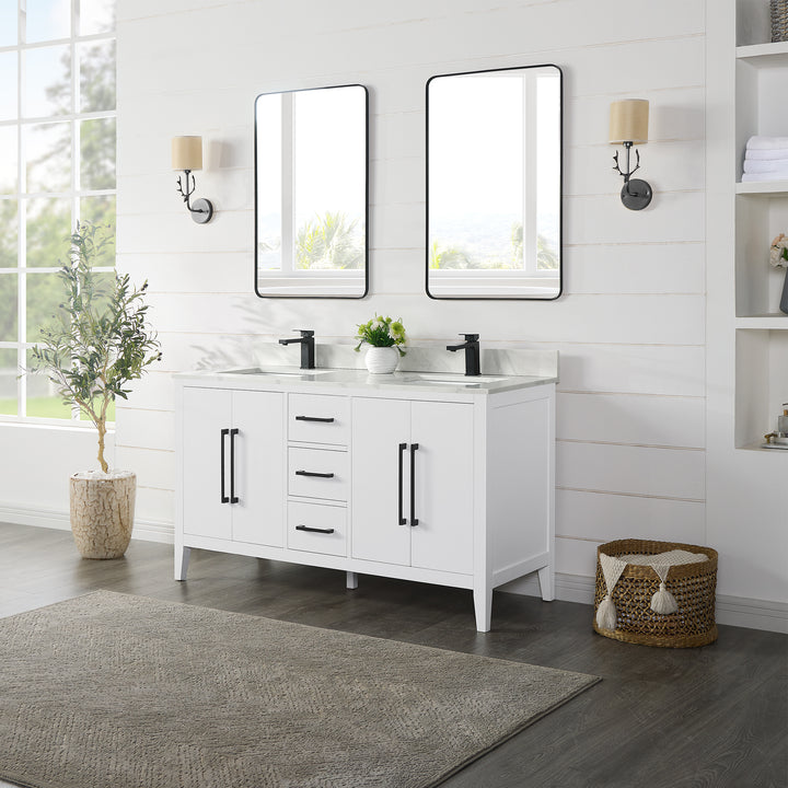 Laurel 60" Double Bathroom Vanity