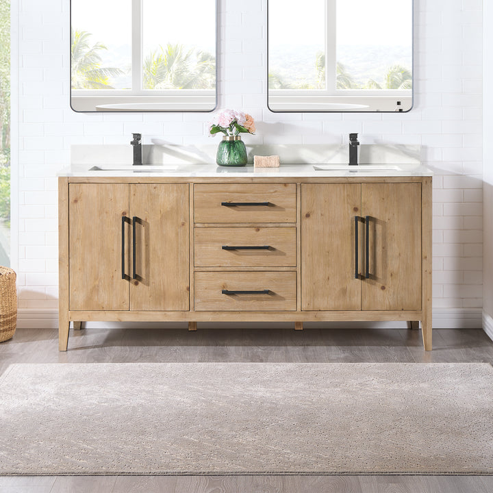 Laurel 72" Double Bathroom Vanity