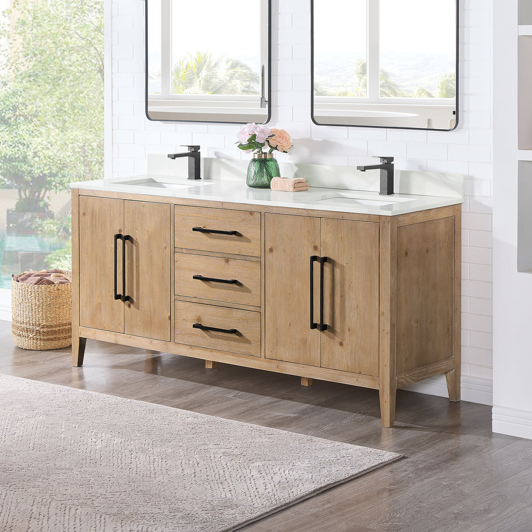 Laurel 72" Double Bathroom Vanity