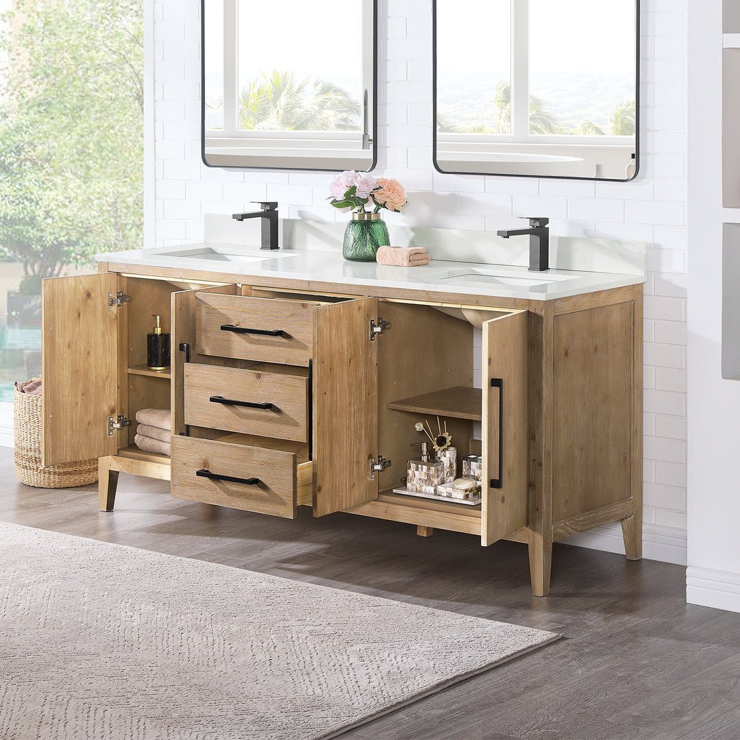 Laurel 72" Double Bathroom Vanity