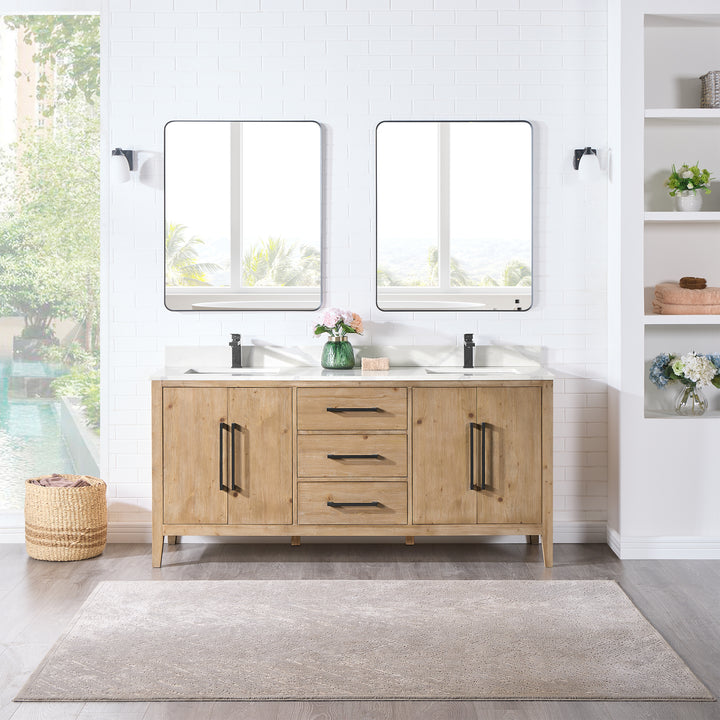 Laurel 72" Double Bathroom Vanity