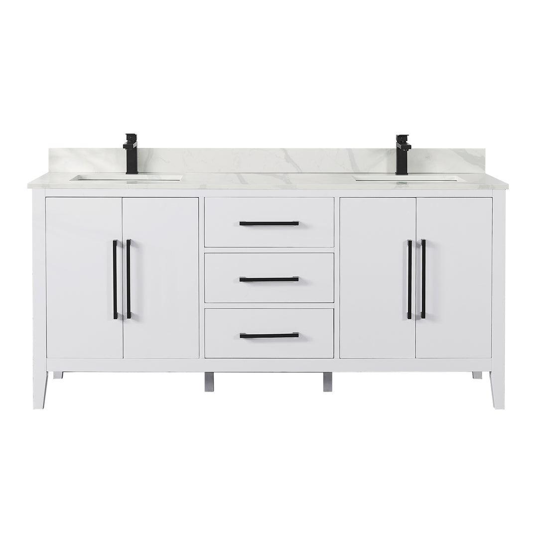 Laurel 72" Double Bathroom Vanity