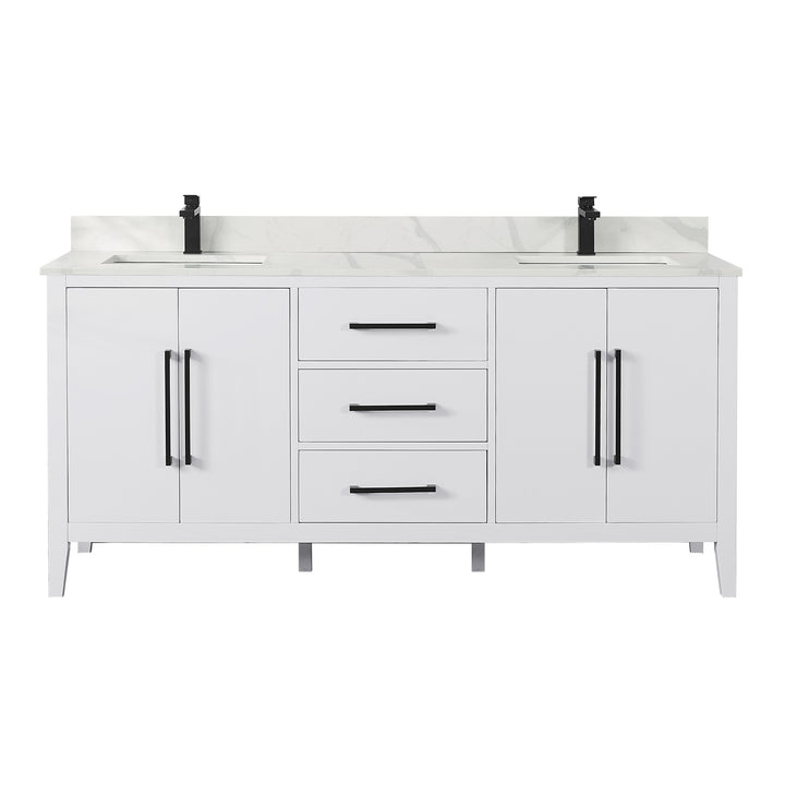 Laurel 72" Double Bathroom Vanity