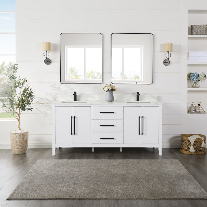 Laurel 72" Double Bathroom Vanity