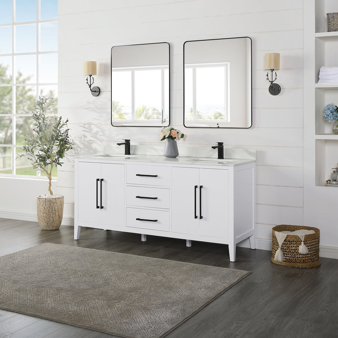 Laurel 72" Double Bathroom Vanity