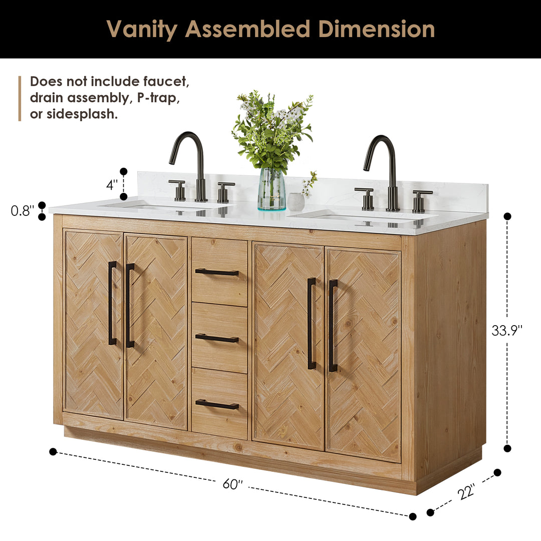 Bellavia 60" Double Bathroom Vanity