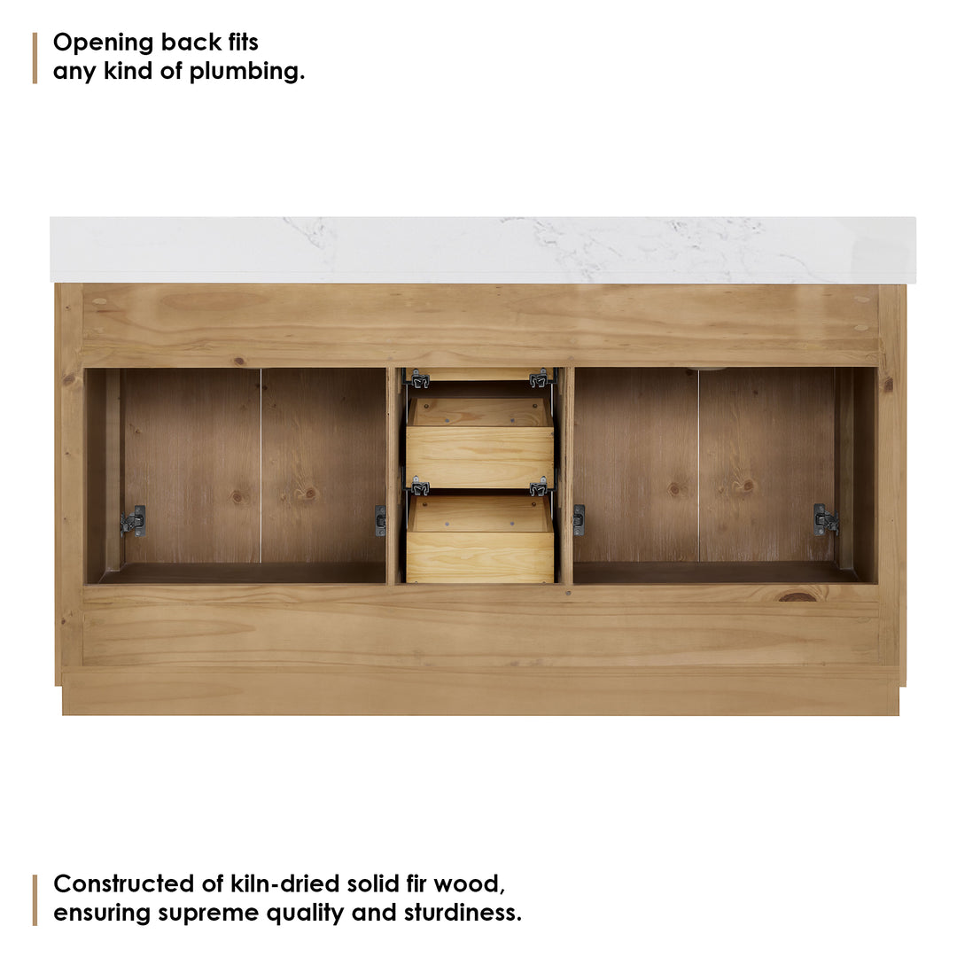 Bellavia 60" Double Bathroom Vanity