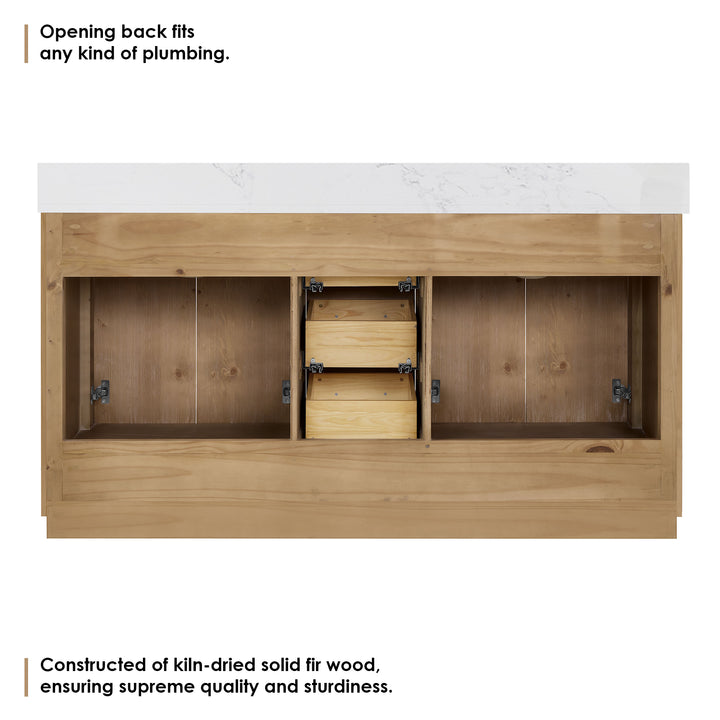 Bellavia 60" Double Bathroom Vanity