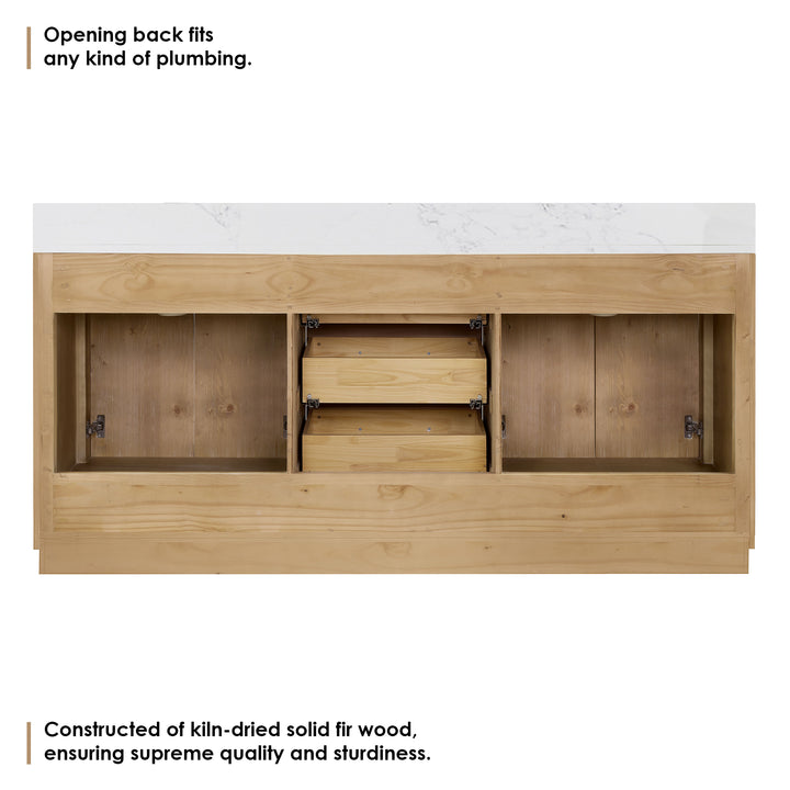 Bellavia 72" Double Bathroom Vanity