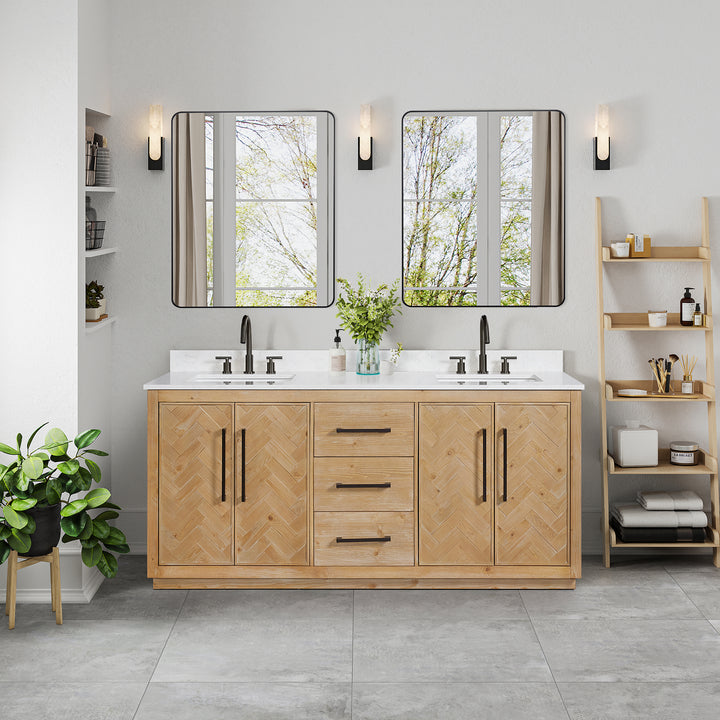 Bellavia 72" Double Bathroom Vanity