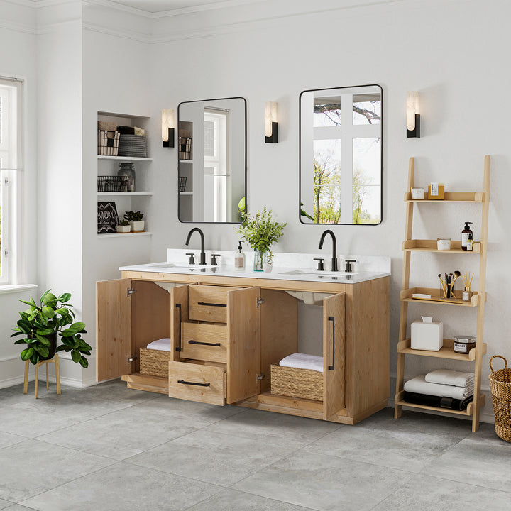 Bellavia 72" Double Bathroom Vanity