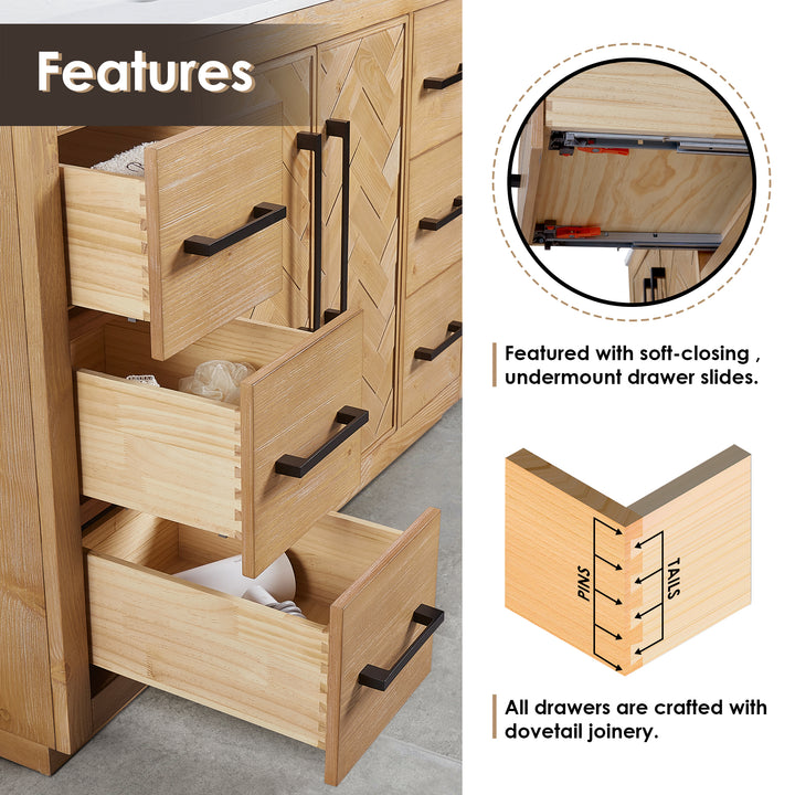 Bellavia 72" Double Bathroom Vanity