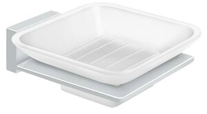 Deltana Architectural Hardware Frosted Glass Soap Dish, 55D Series