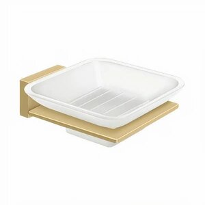 Deltana Architectural Hardware Frosted Glass Soap Dish, 55D Series