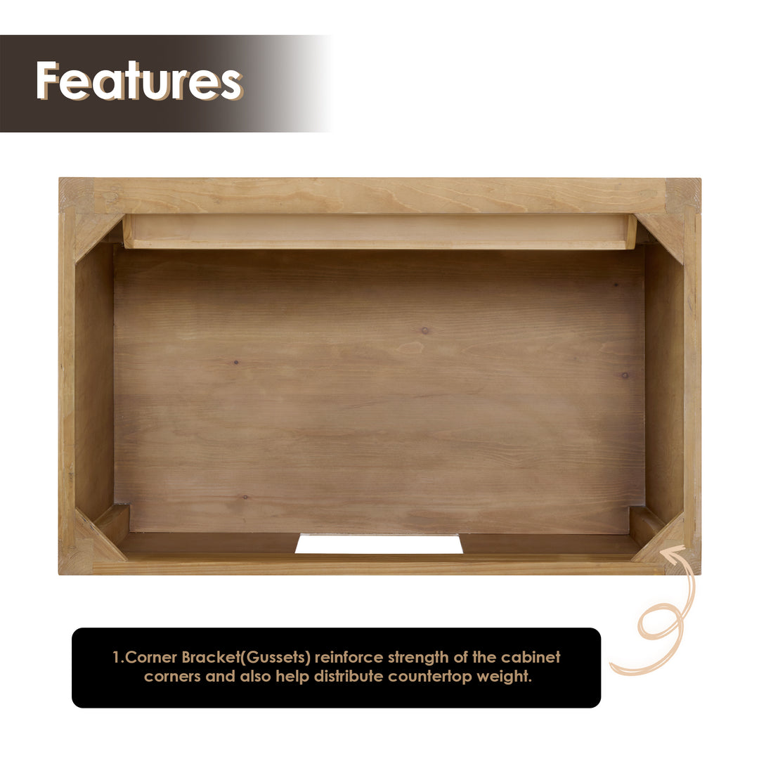 Solana 36" Single Bathroom Cabinet Vanity