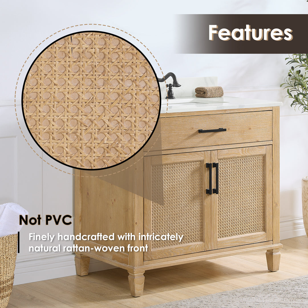 Solana 36" Single Bathroom Cabinet Vanity