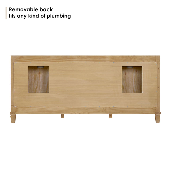 Solana 72" Double Bathroom Cabinet Vanity