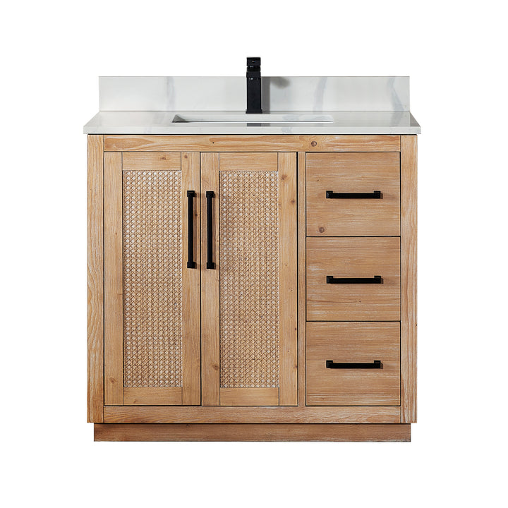 Floral 36" Single Bathroom Vanity