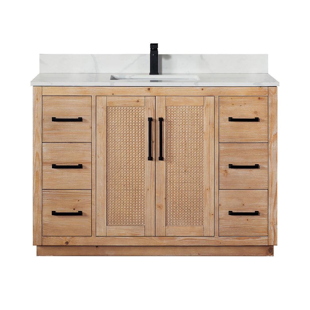 Floral 48" Single Bathroom Vanity