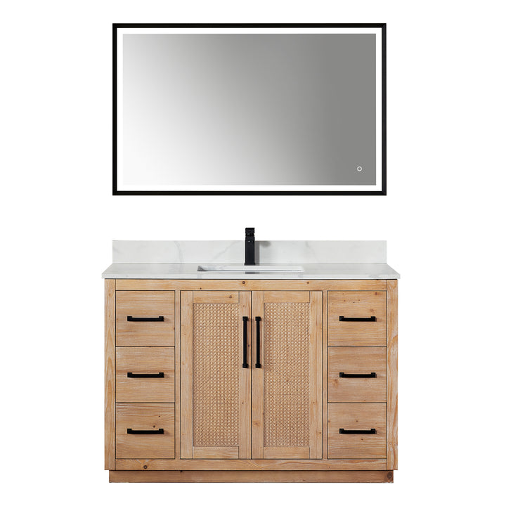 Floral 48" Single Bathroom Vanity