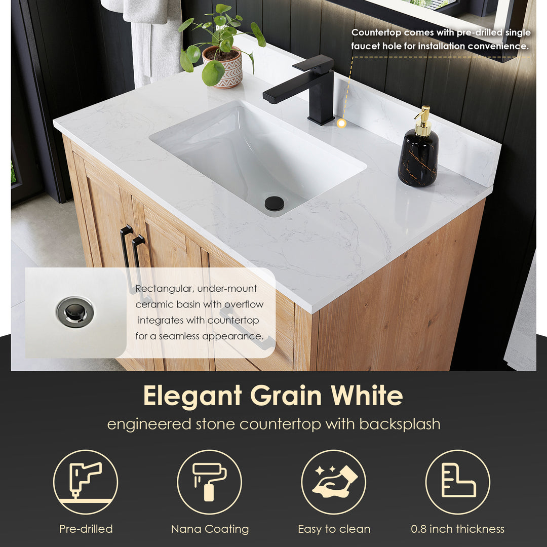 Cicero 36" Single Bathroom Vanity