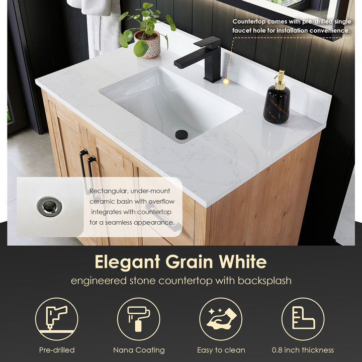 Cicero 36" Single Bathroom Vanity