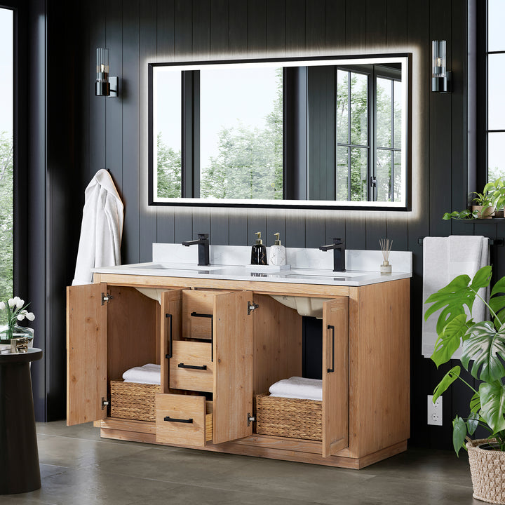 Cicero 60" Double Bathroom Vanity