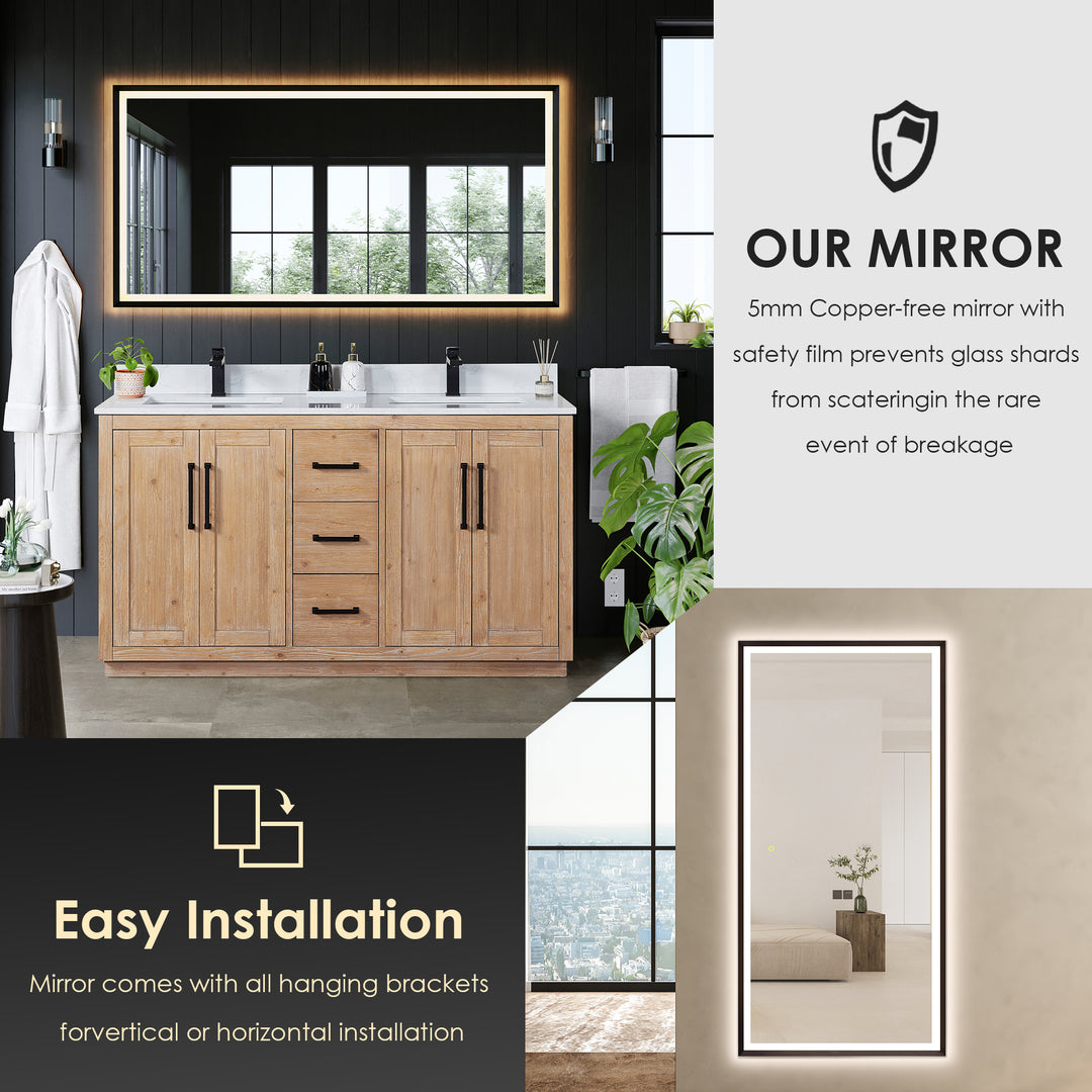 Cicero 60" Double Bathroom Vanity