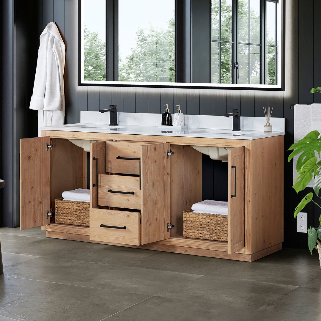 Cicero 72" Double Bathroom Vanity