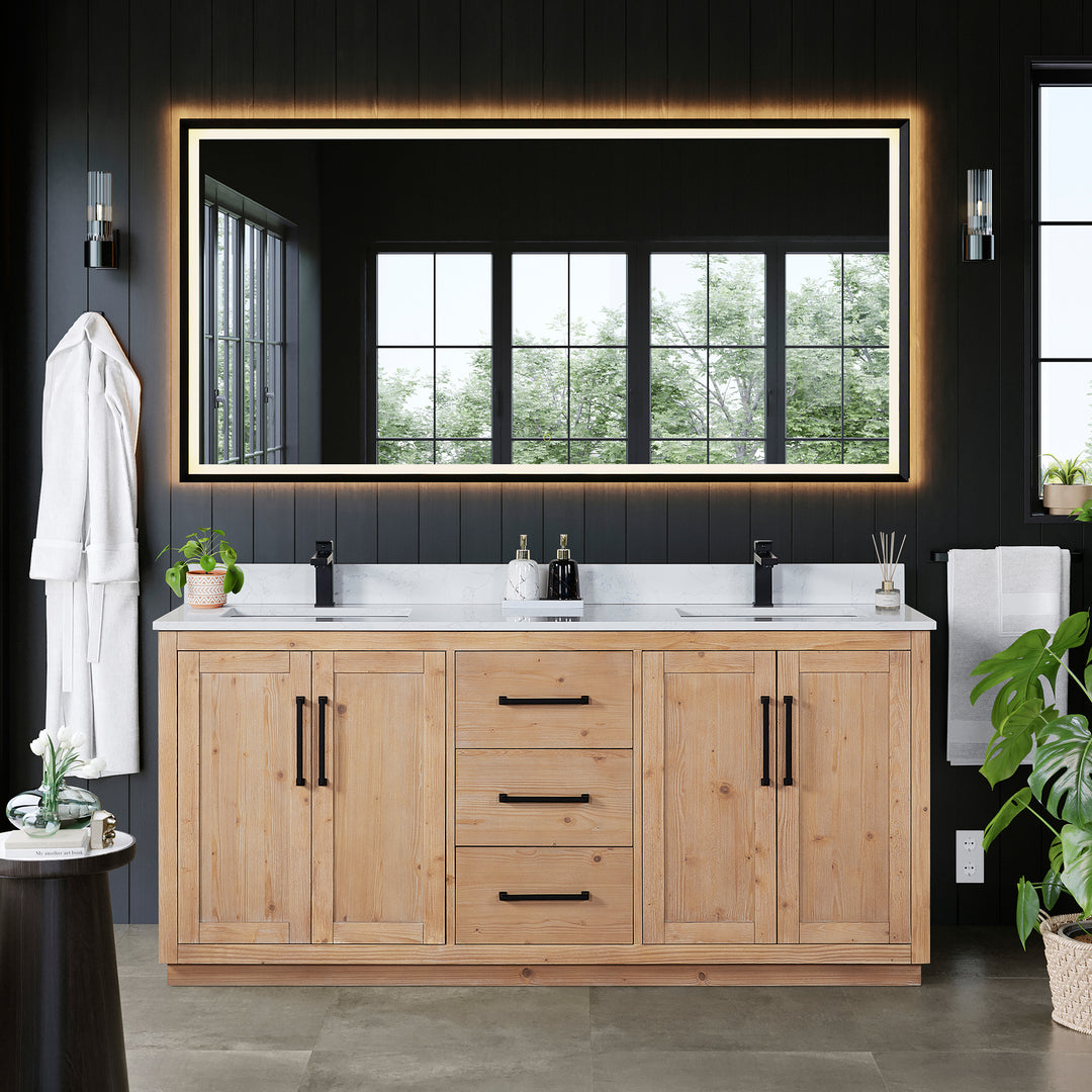 Cicero 72" Double Bathroom Vanity