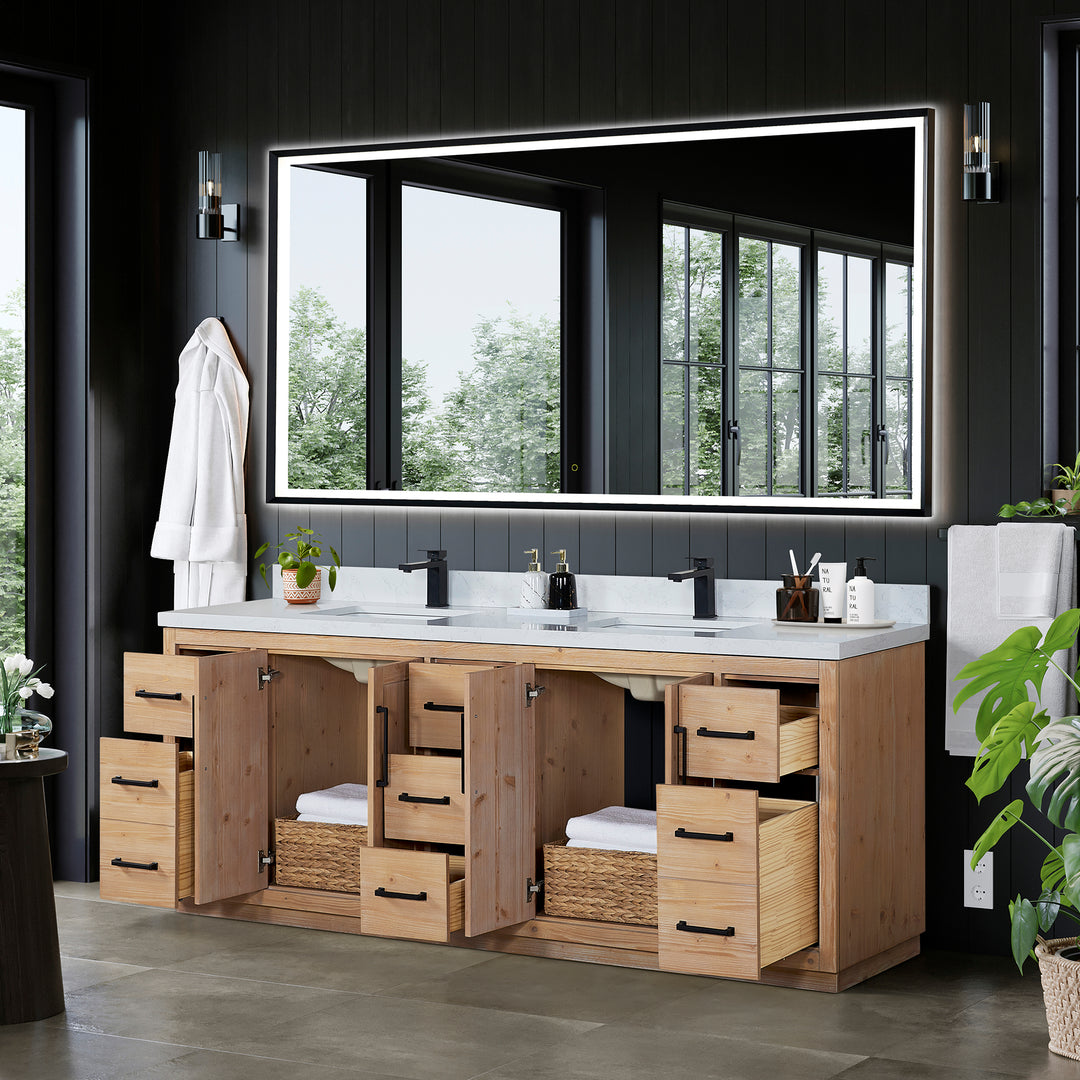 Cicero 84" Double Bathroom Vanity