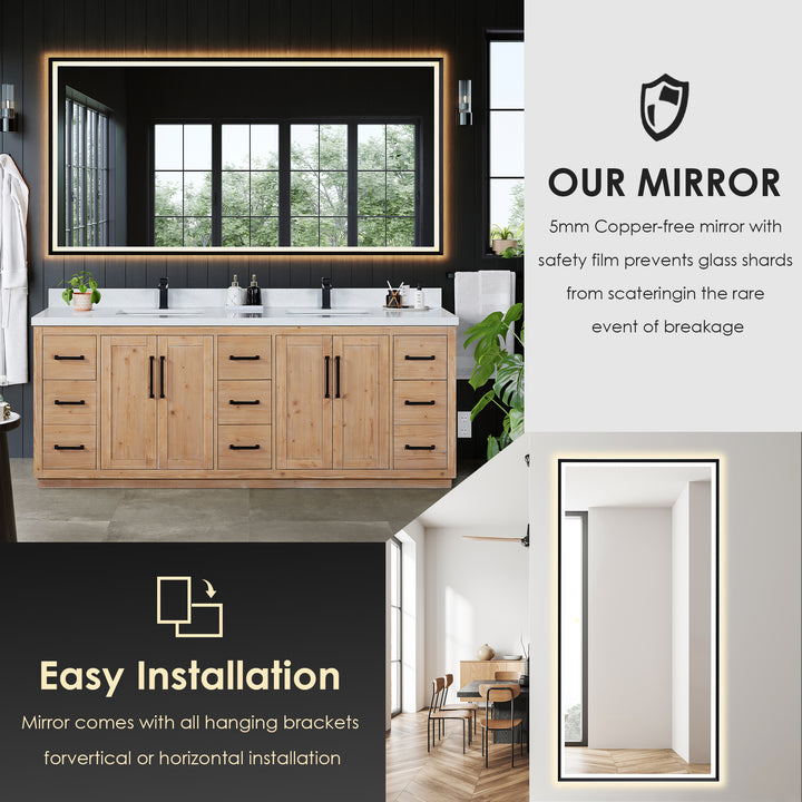Cicero 84" Double Bathroom Vanity