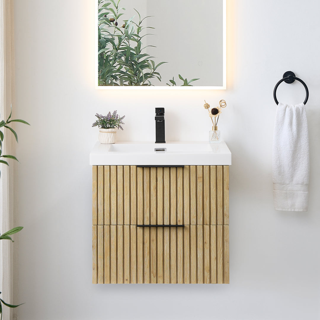Livia 24" Wall-mounted Single Bathroom Vanity